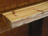 Timber Fireplace Mantel - Hewn Face