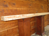 Timber Fireplace Mantel - Hewn Face