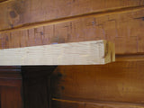 Timber Fireplace Mantel - Hewn Face